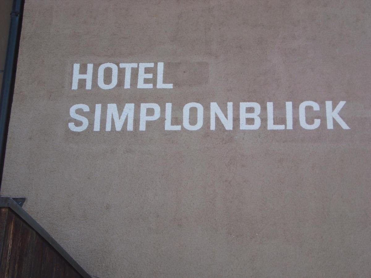 Hotel Simplon-Blick ภายนอก รูปภาพ